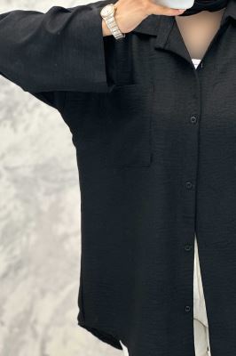 مانتو آستین بند دار شانتون ثمین