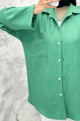 مانتو آستین بند دار شانتون ثمین