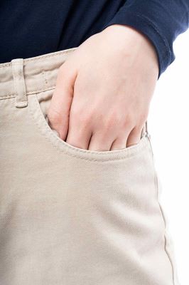 شلوار کتان مام پشت کش 0002176 / 9001573