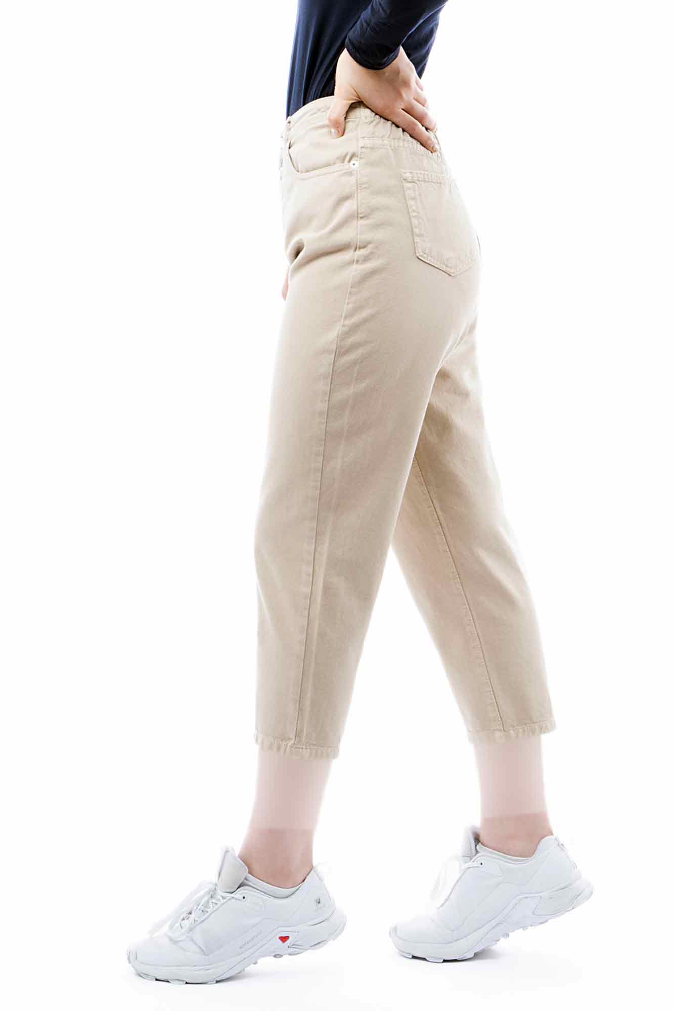 شلوار کتان مام پشت کش 0002176 / 9001573