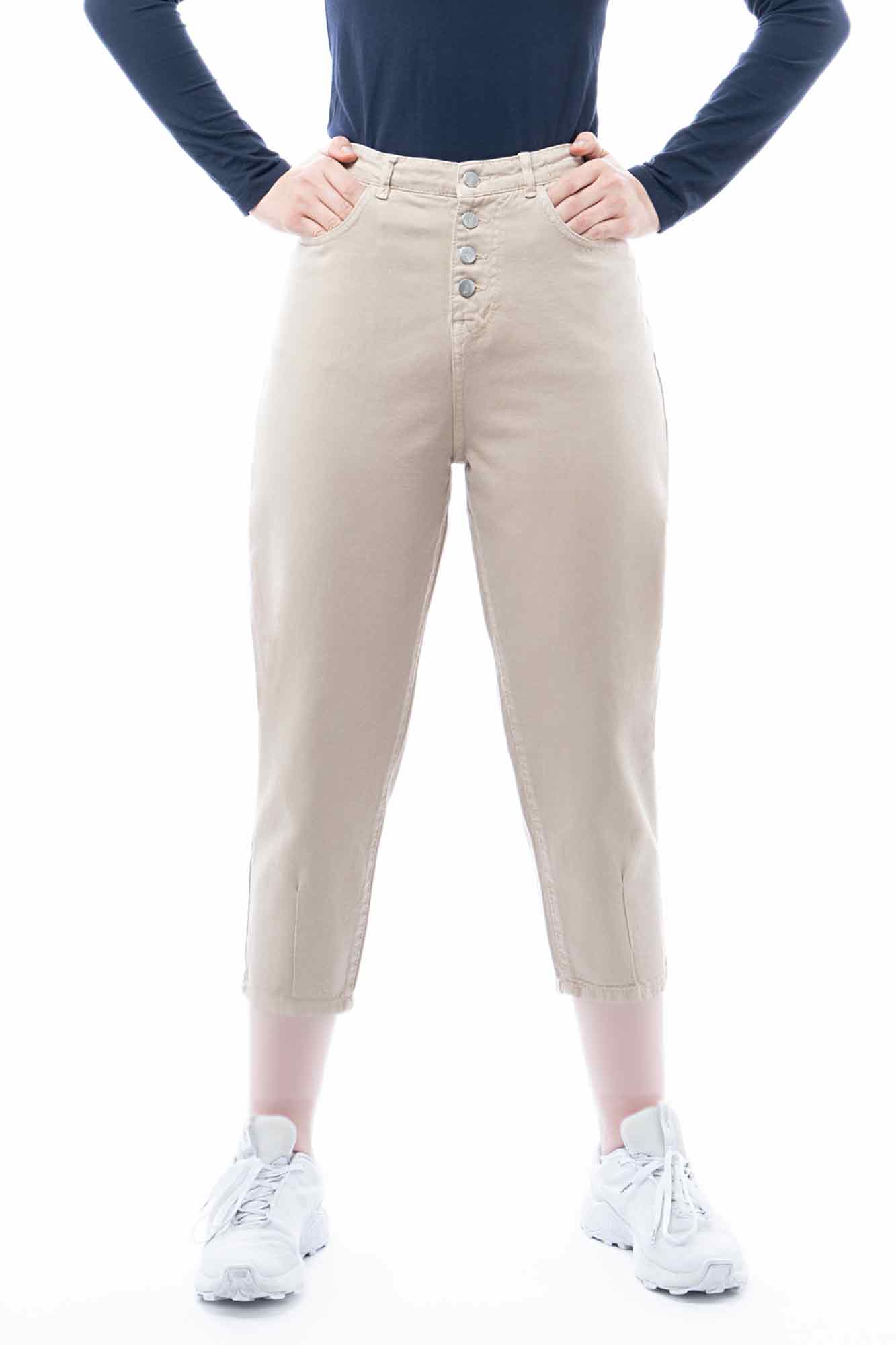 شلوار کتان مام پشت کش 0002176 / 9001573