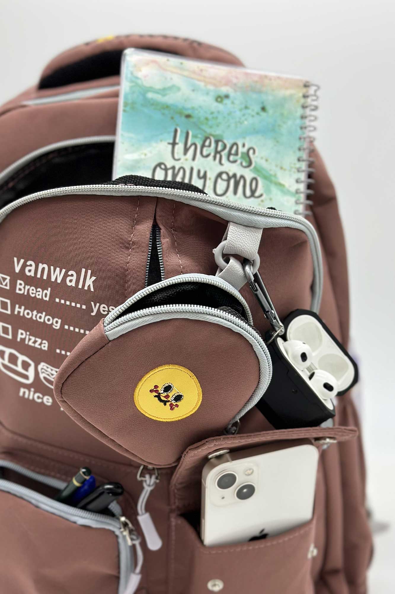 کوله وسط زیپ جا هنسویری دار 4043