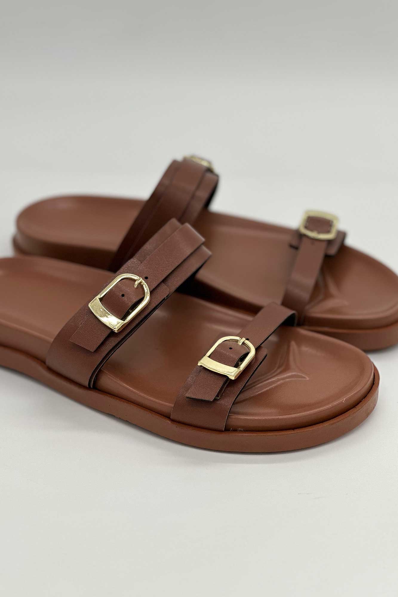 صندل دو بند سگک رومی