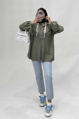 پیراهن جلوچین دار شانتون R