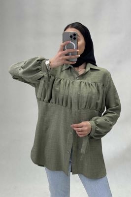 پیراهن جلوچین دار شانتون R