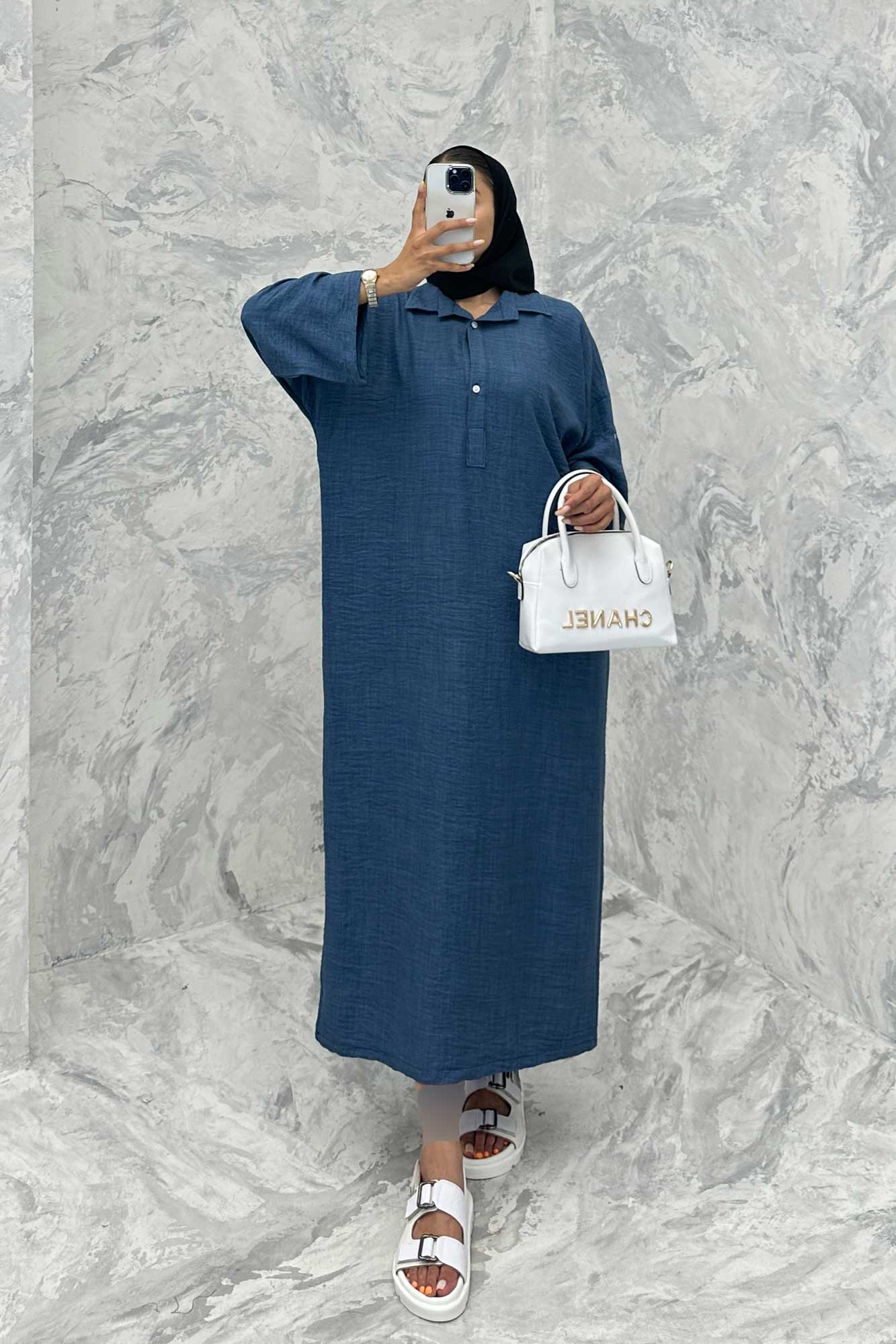 مانتو کفتان آستین پاگن شانتون