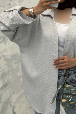 مانتو آستین پاگن نوا یقه آبشاری