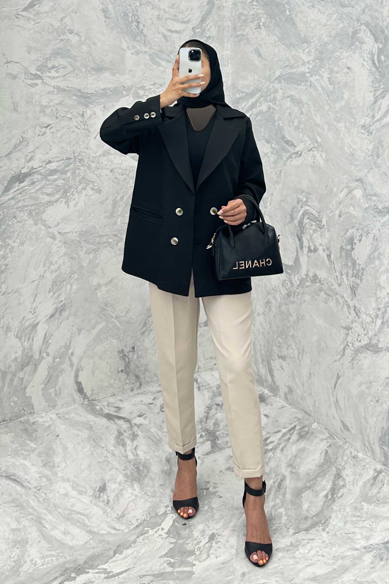 مانتو کتی دو جیب پاکتی مازراتی ساده