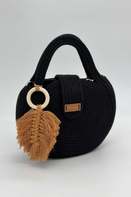 کیف کنفی آویز برگ