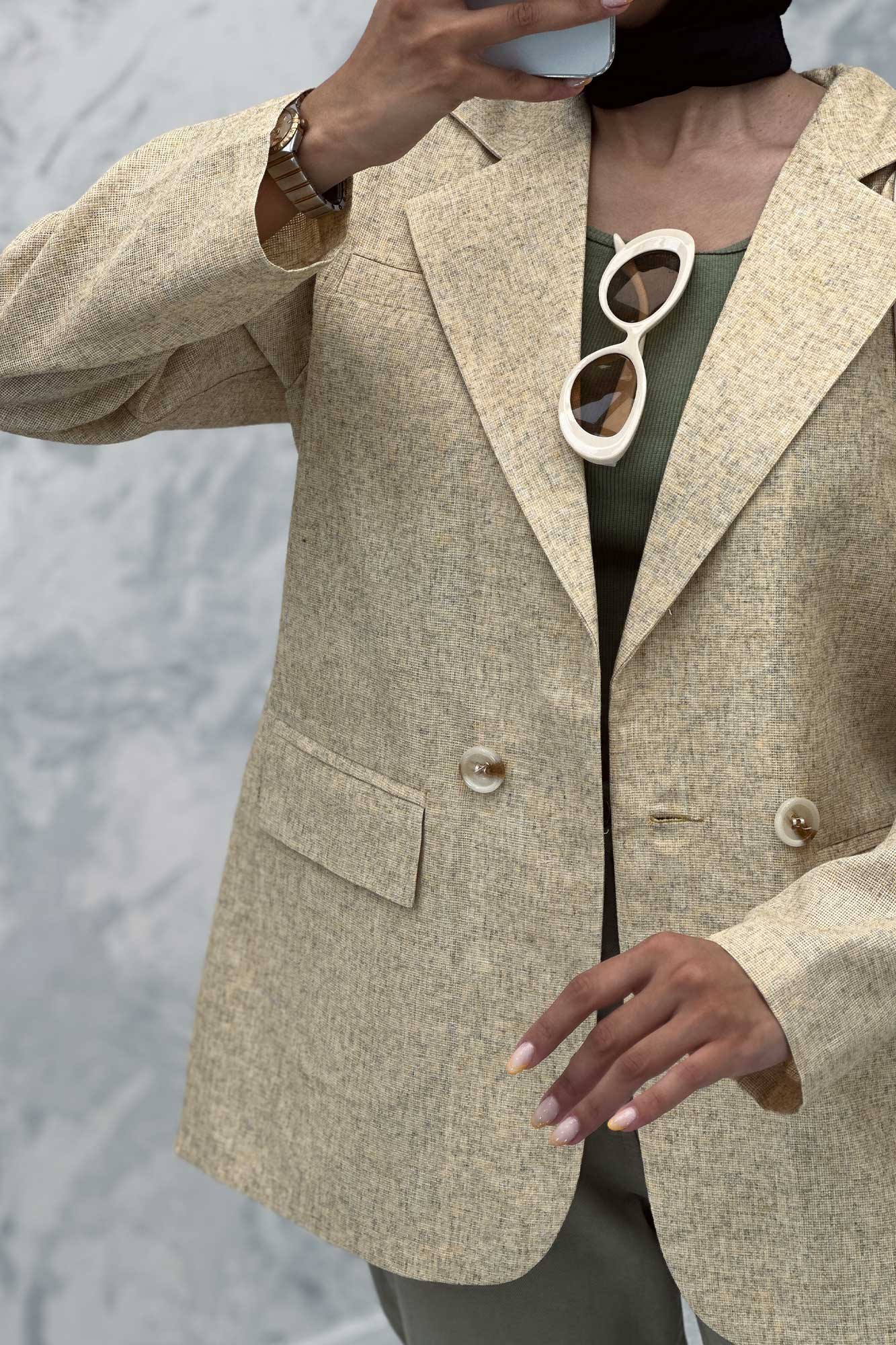 کت سه جیب جودون خزان