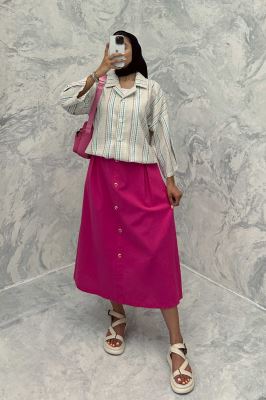 کت طرح دار پایین گت دار