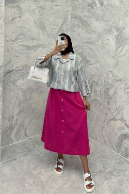 کت طرح دار پایین گت دار