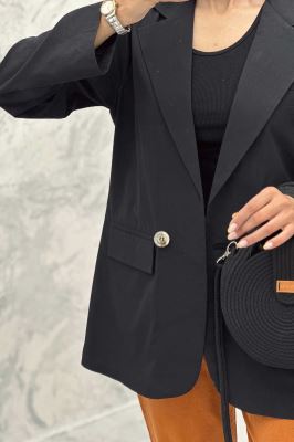 مانتو کتی اداری سه جیب لینن دلسا