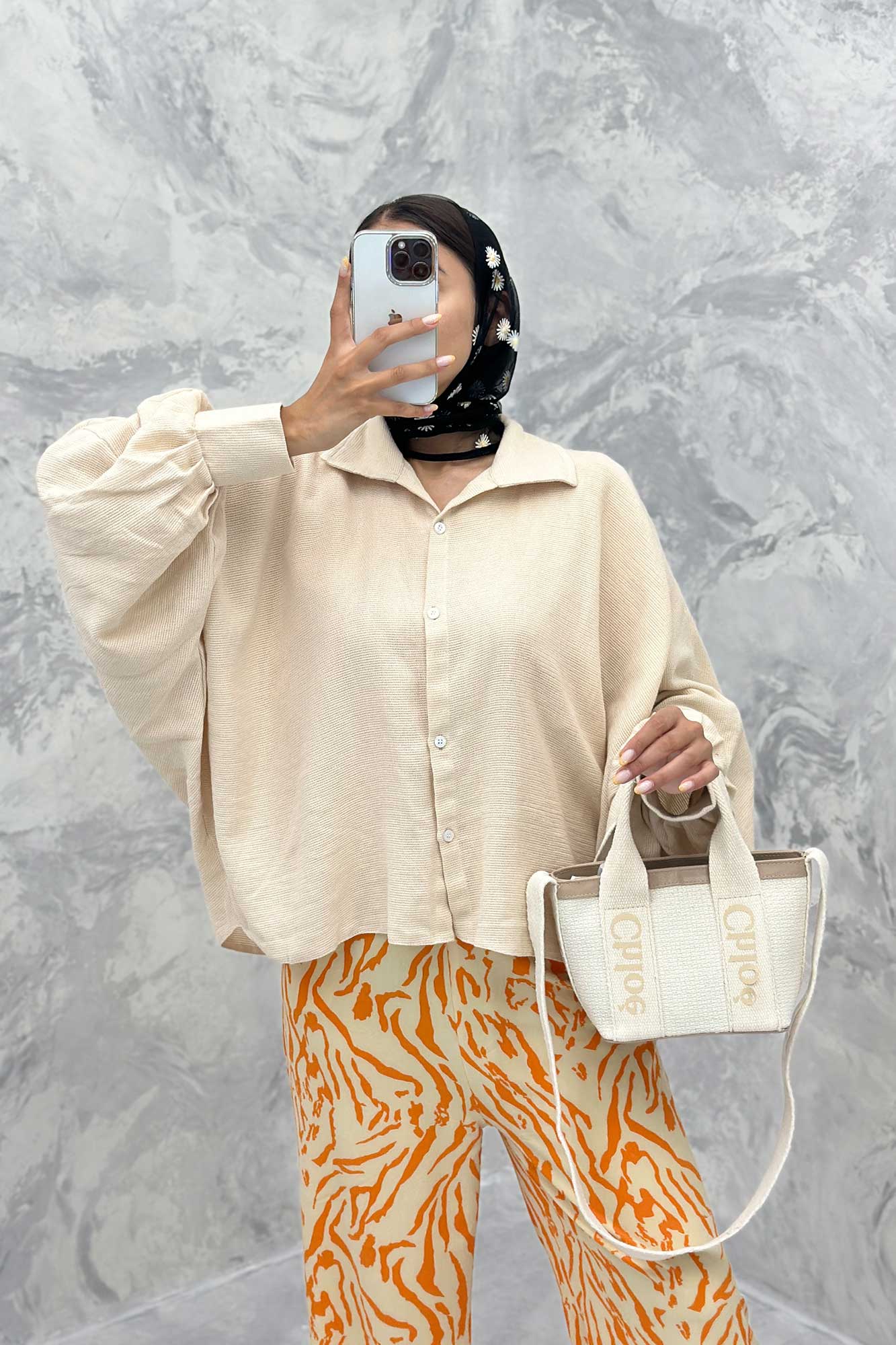 مانتو کنفی آستین خفاشی