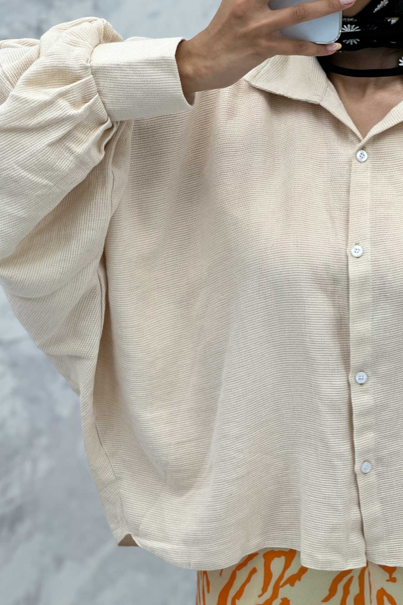 مانتو کنفی آستین خفاشی