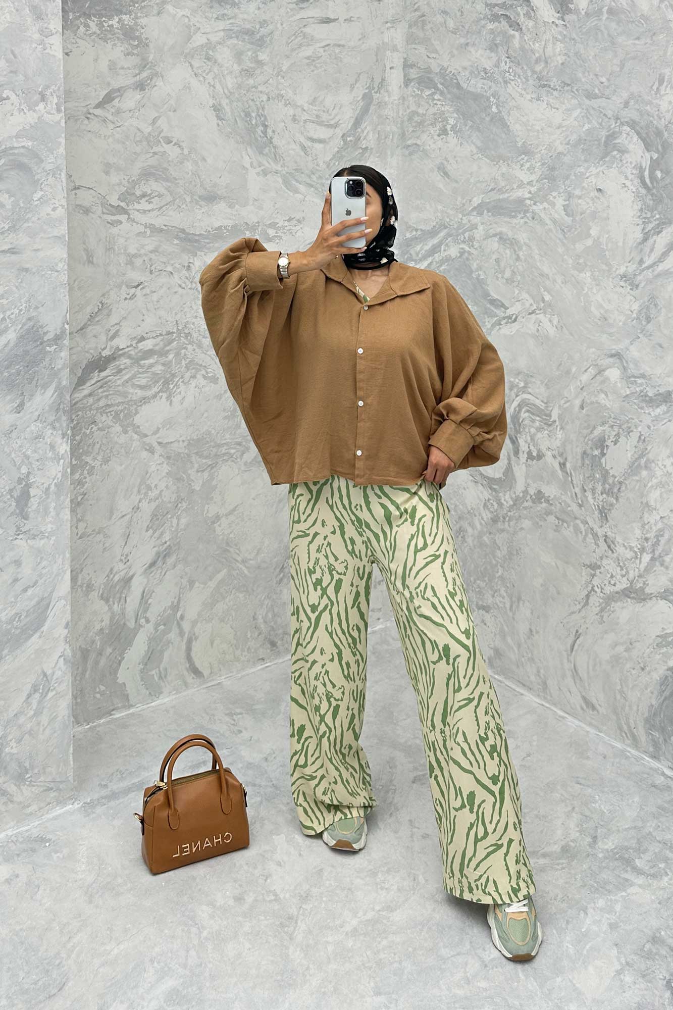 مانتو کنفی آستین خفاشی