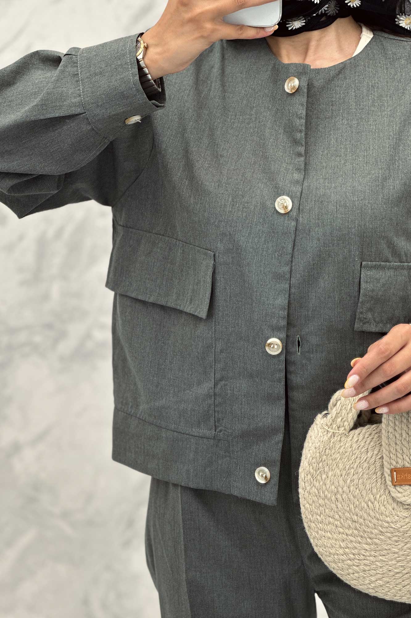 ست کت و شلوار لینن قاصدک