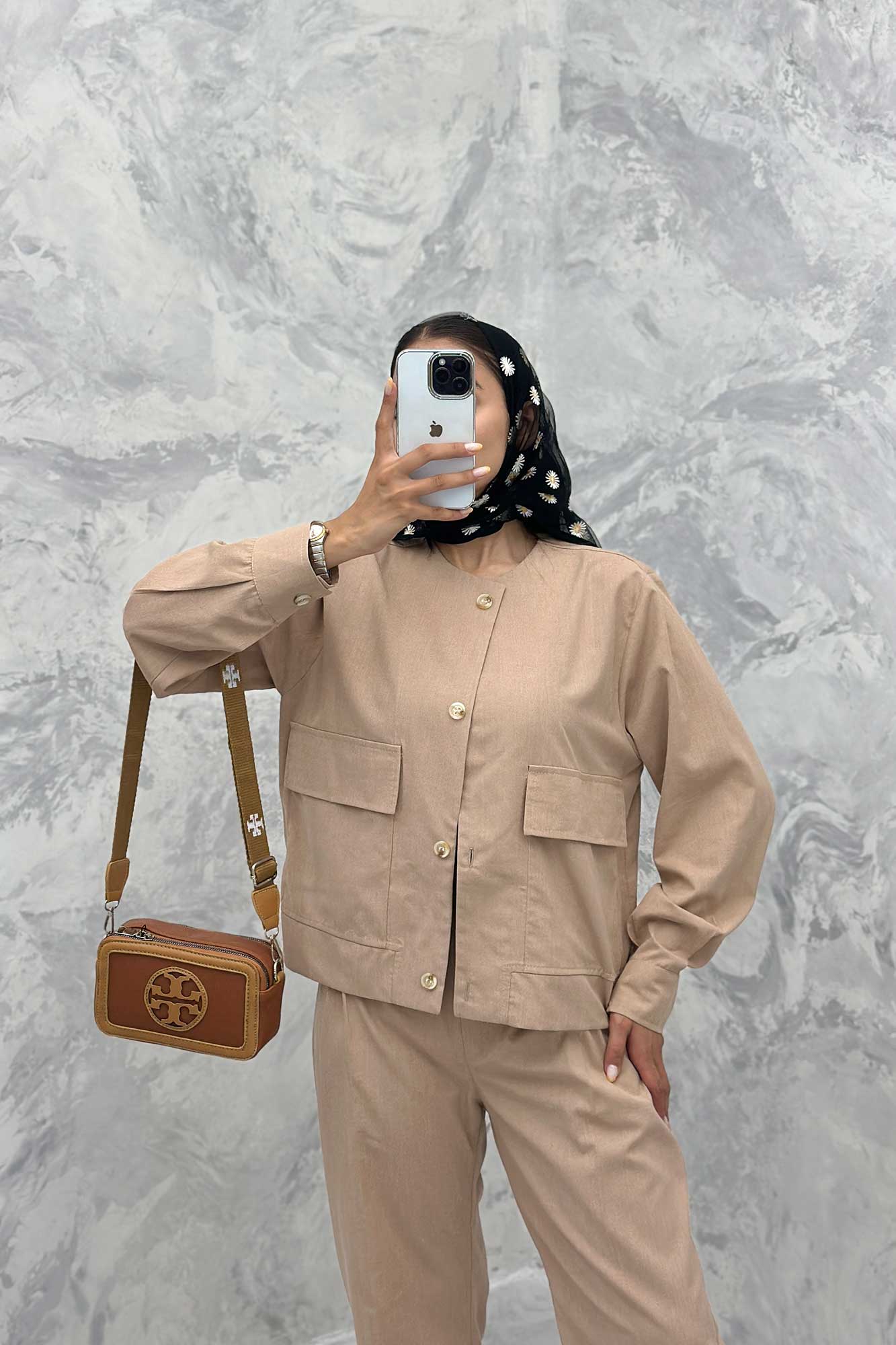 ست کت و شلوار لینن قاصدک