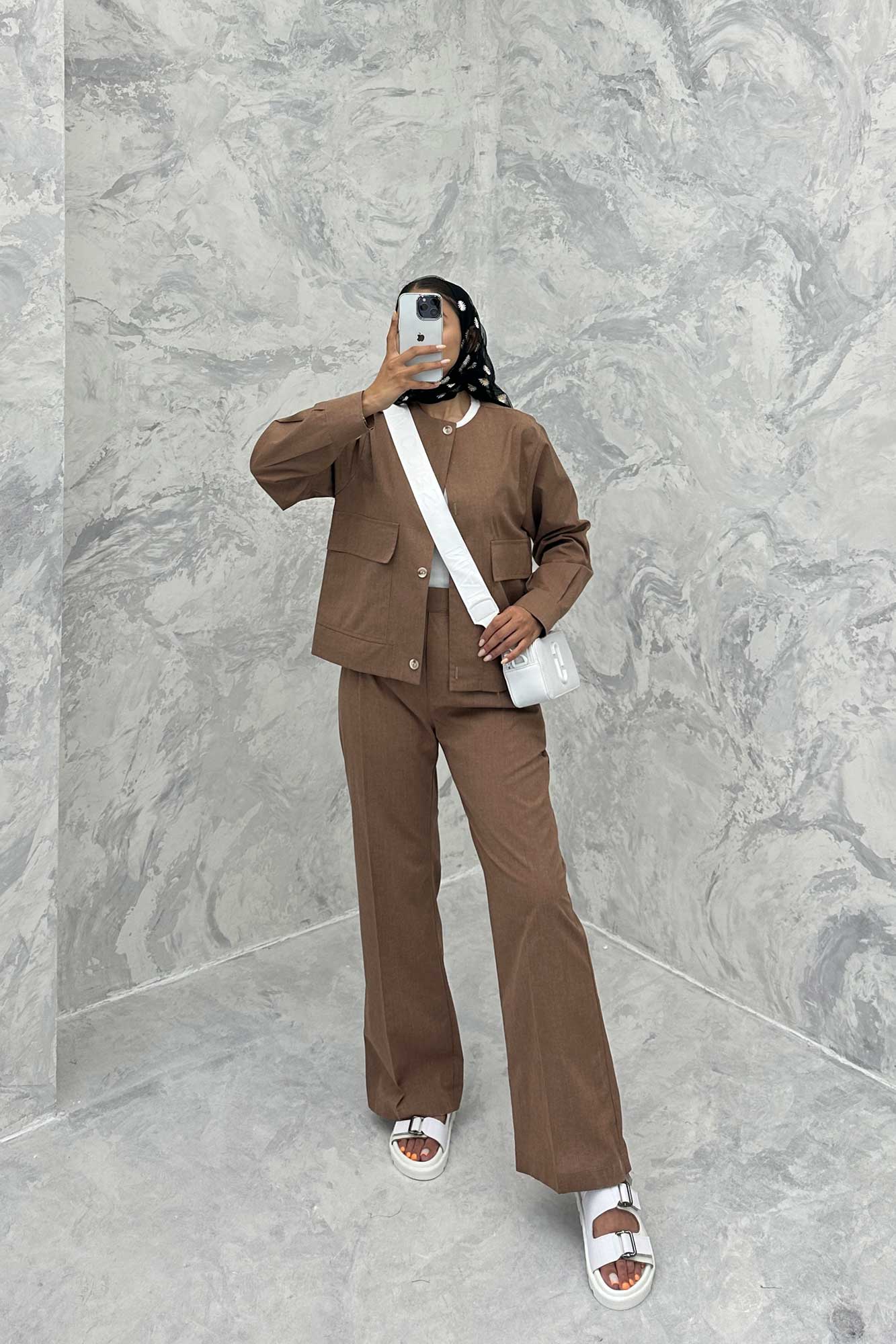 ست کت و شلوار لینن قاصدک