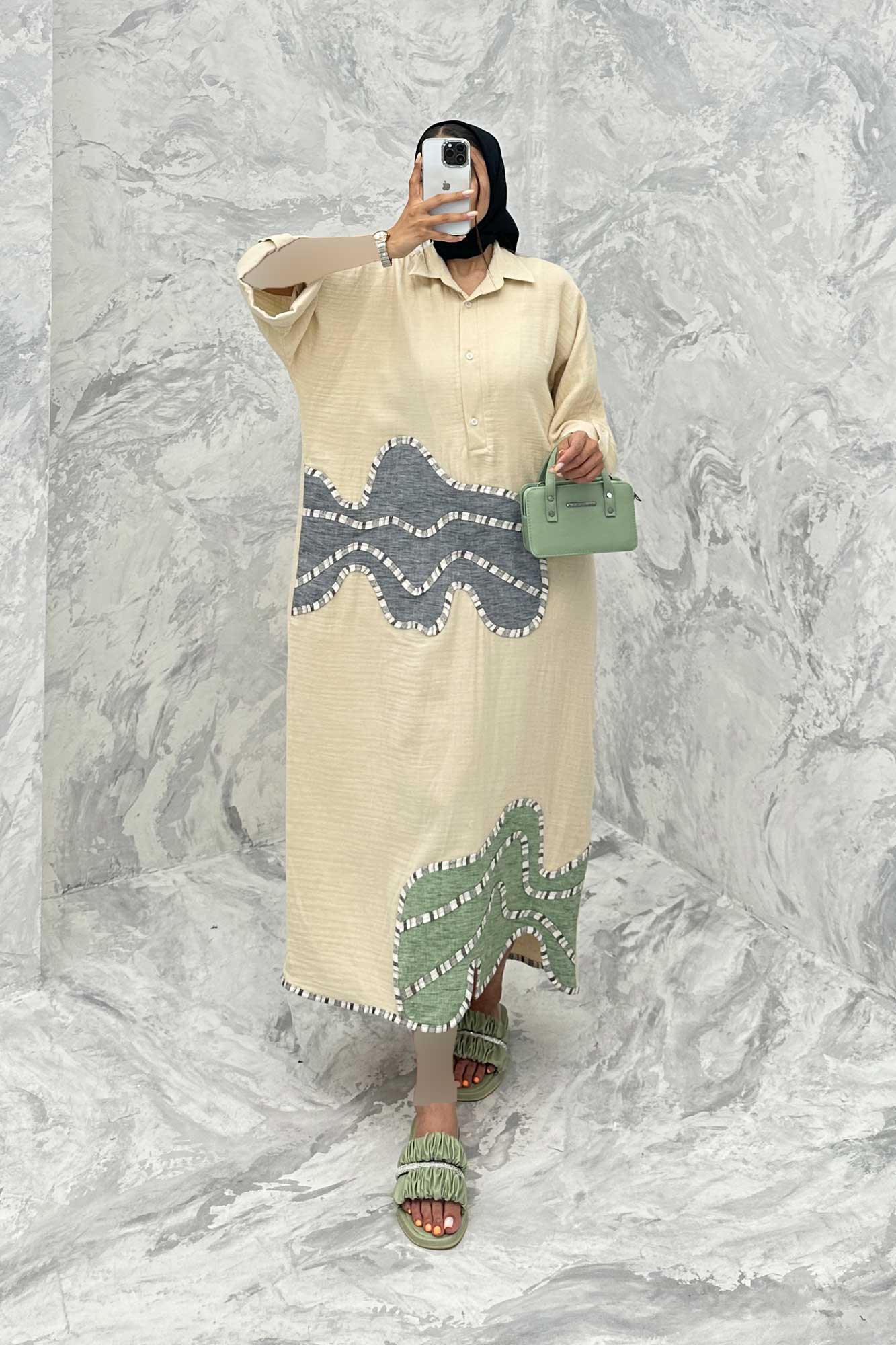 مانتو کفتان مالینبو طرح موج رامونا