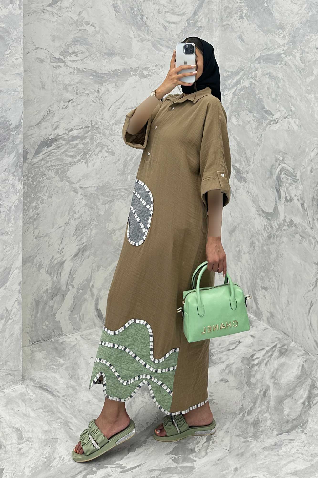 مانتو کفتان مالینبو طرح موج رامونا