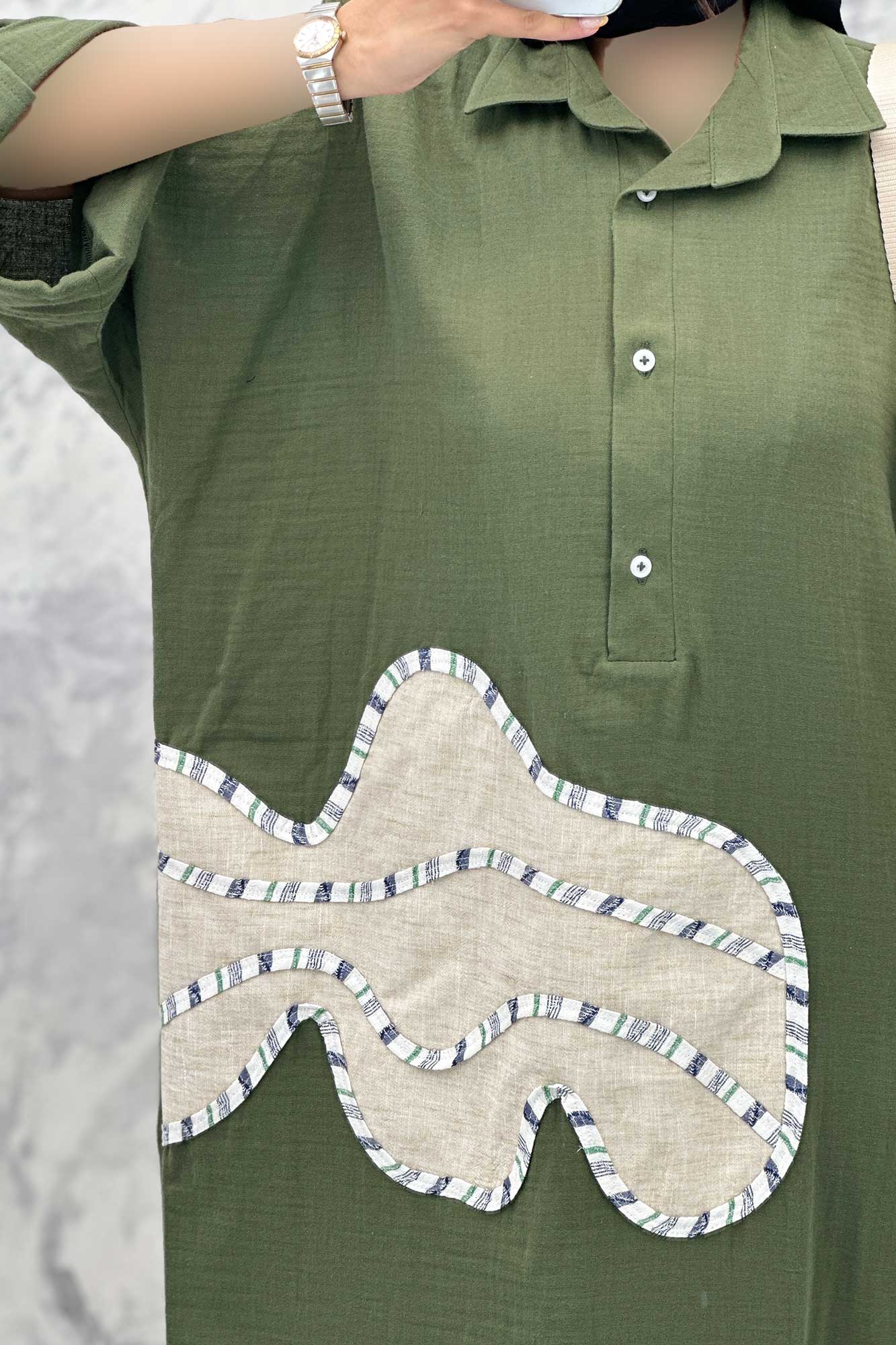 مانتو کفتان مالینبو طرح موج رامونا