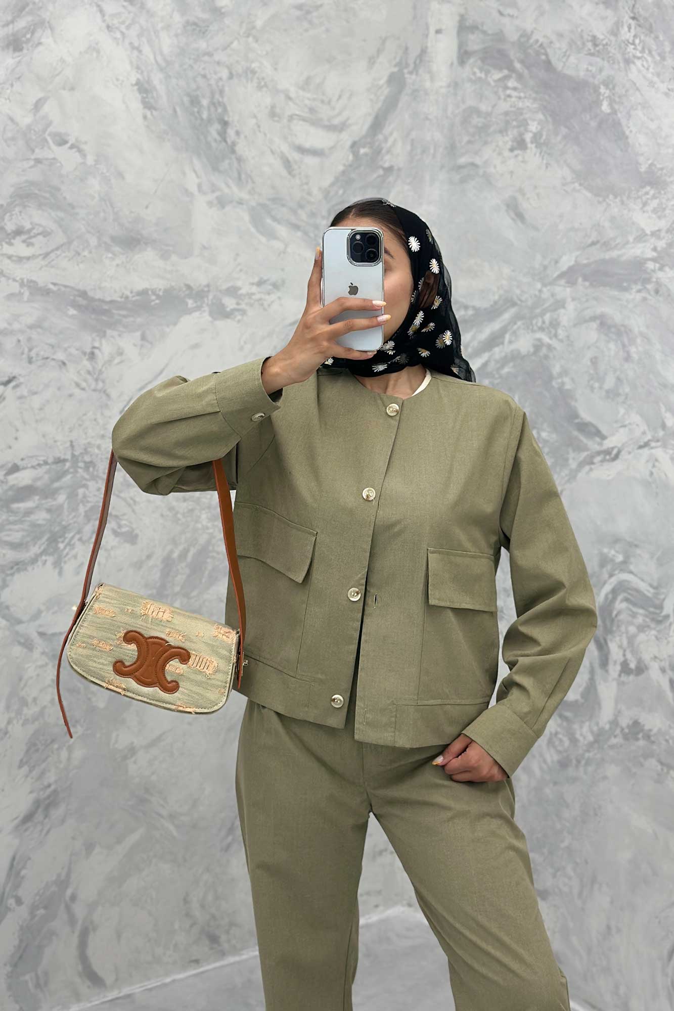 ست کت و شلوار لینن قاصدک