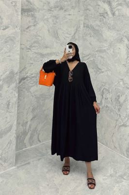 پیراهن جلو چین دار بابوس یقه هفت