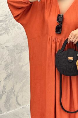 پیراهن جلو چین دار بابوس یقه هفت