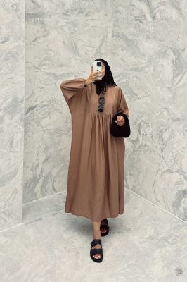 پیراهن جلو چین دار بابوس یقه هفت