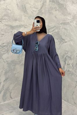 پیراهن جلو چین دار بابوس یقه هفت