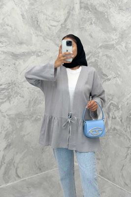 مانتو چین دار تک بند کنفی