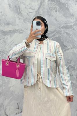 کت کوتاه پایین هلال یقه دیپلمات جودون