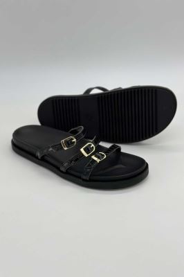 صندل سه بند سگک ورنی