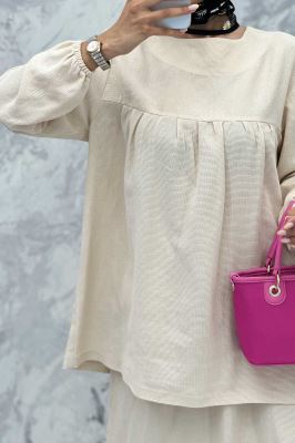 ست مانتو و دامن کنفی توسکا