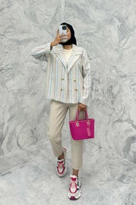 کت چهار دکمه یقه بلیزر جودون