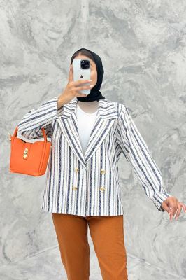 کت چهار دکمه یقه بلیزر جودون