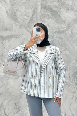 کت چهار دکمه یقه بلیزر جودون