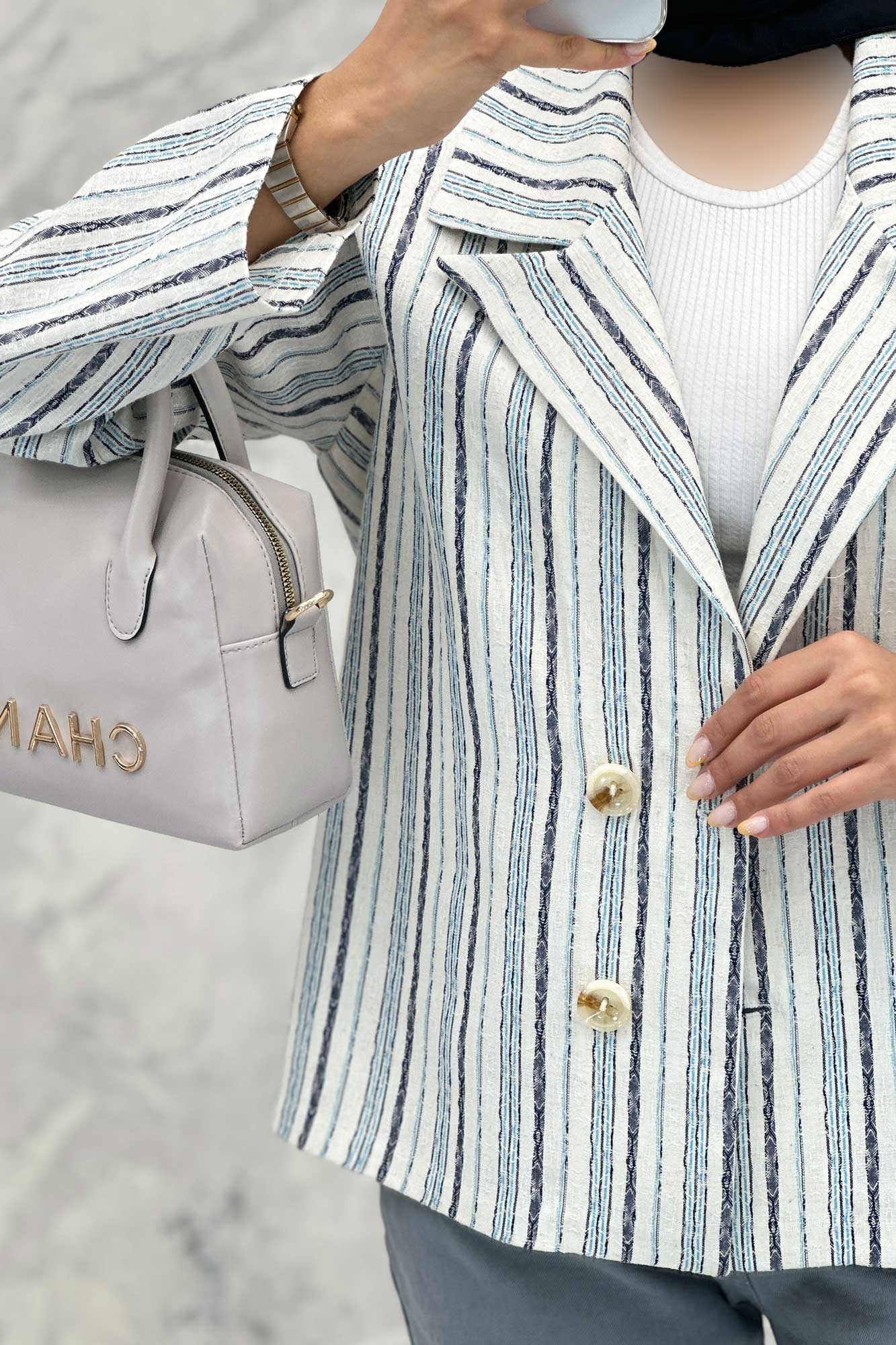 کت چهار دکمه یقه بلیزر جودون