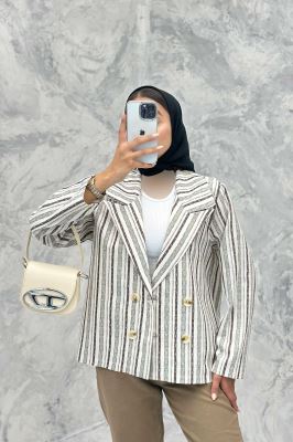 کت چهار دکمه یقه بلیزر جودون