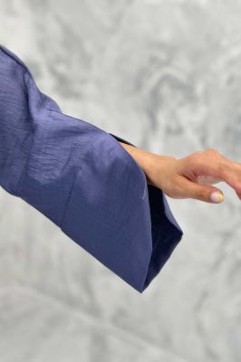 ست مانتو و شلوار یقه چاکدار بابوس