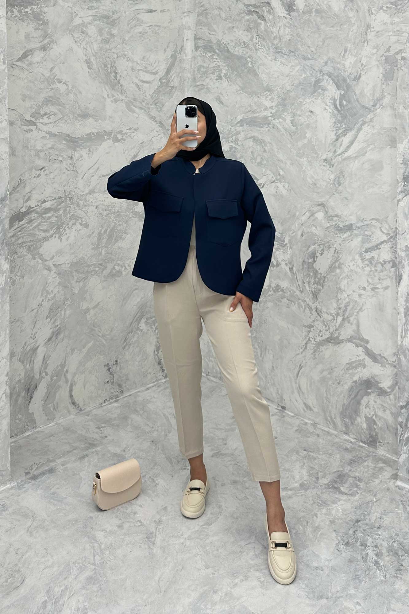 کت کراپ یقه دیپلمات مازراتی دانژه