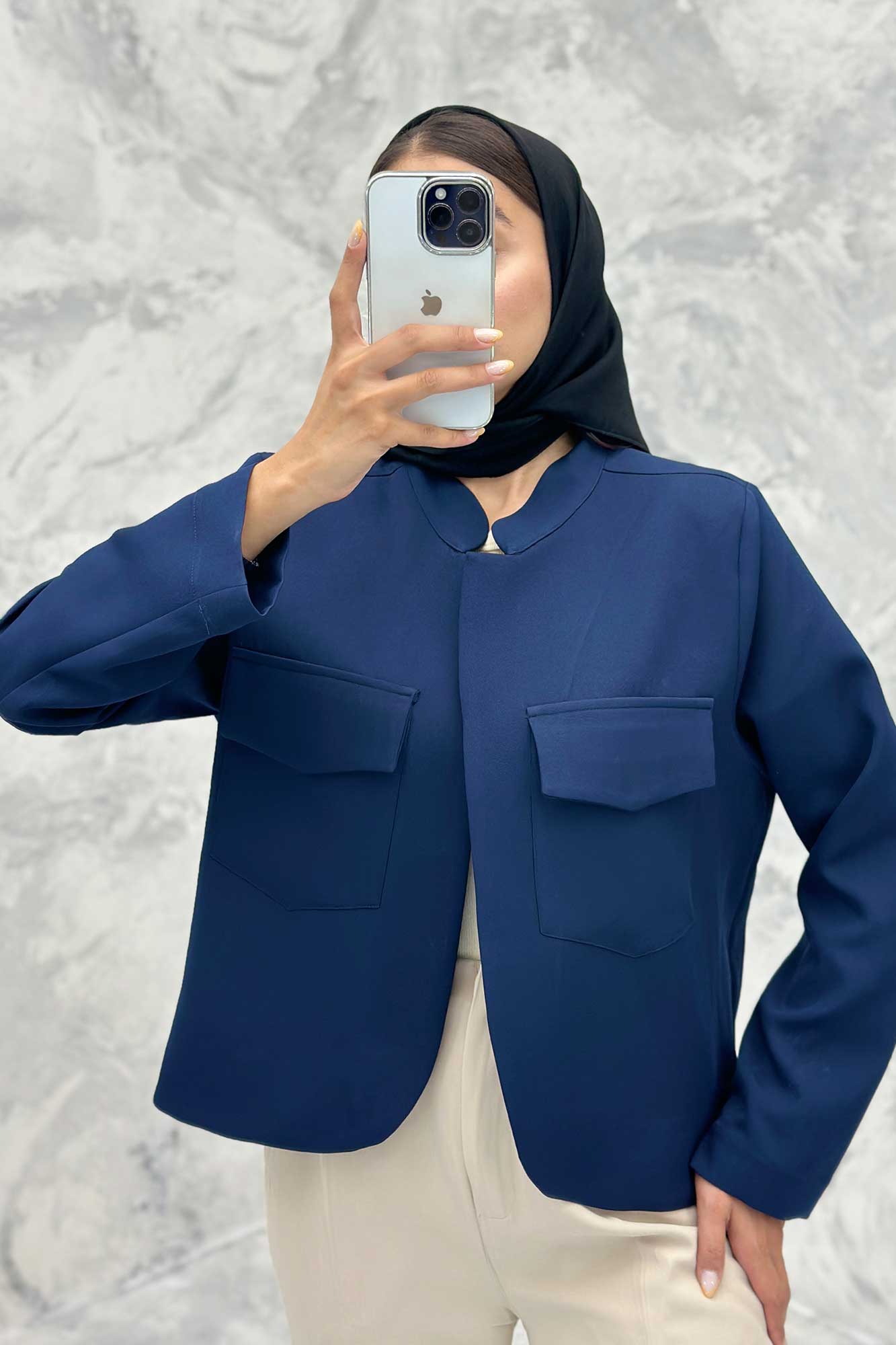 کت کراپ یقه دیپلمات مازراتی دانژه