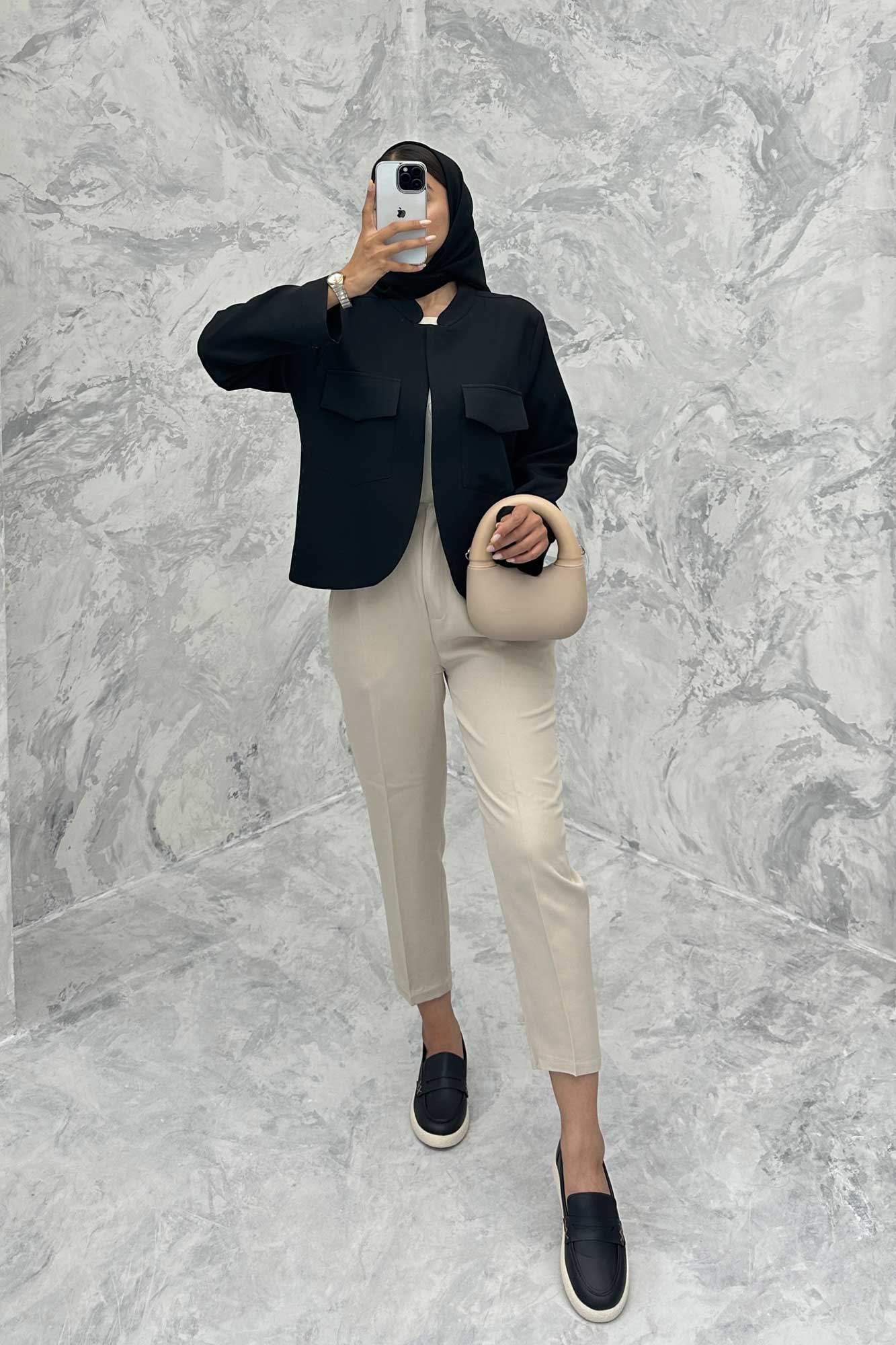 کت کراپ یقه دیپلمات مازراتی دانژه