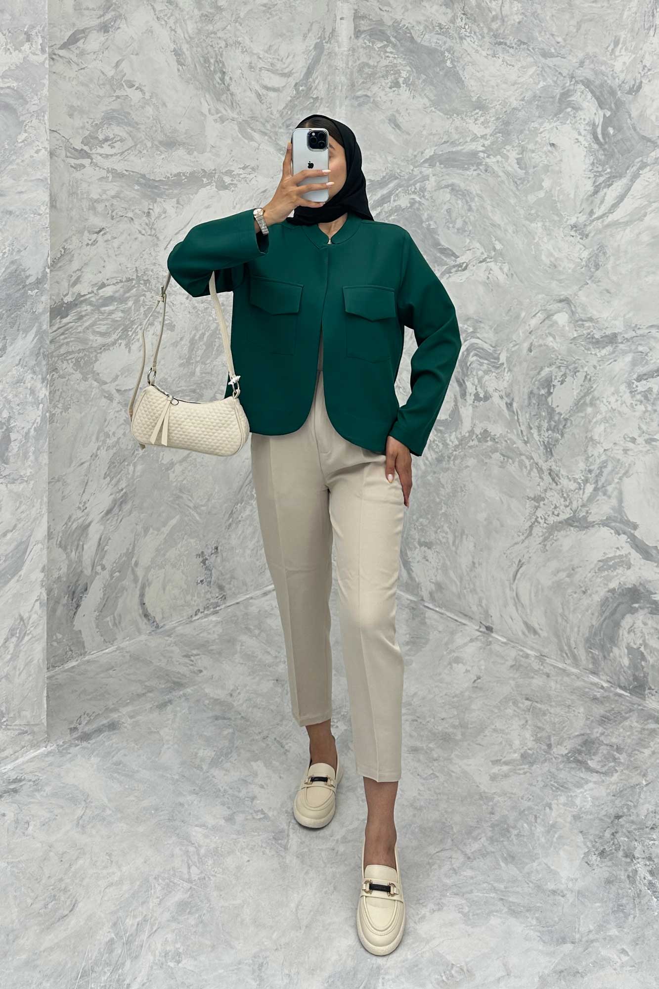 کت کراپ یقه دیپلمات مازراتی دانژه