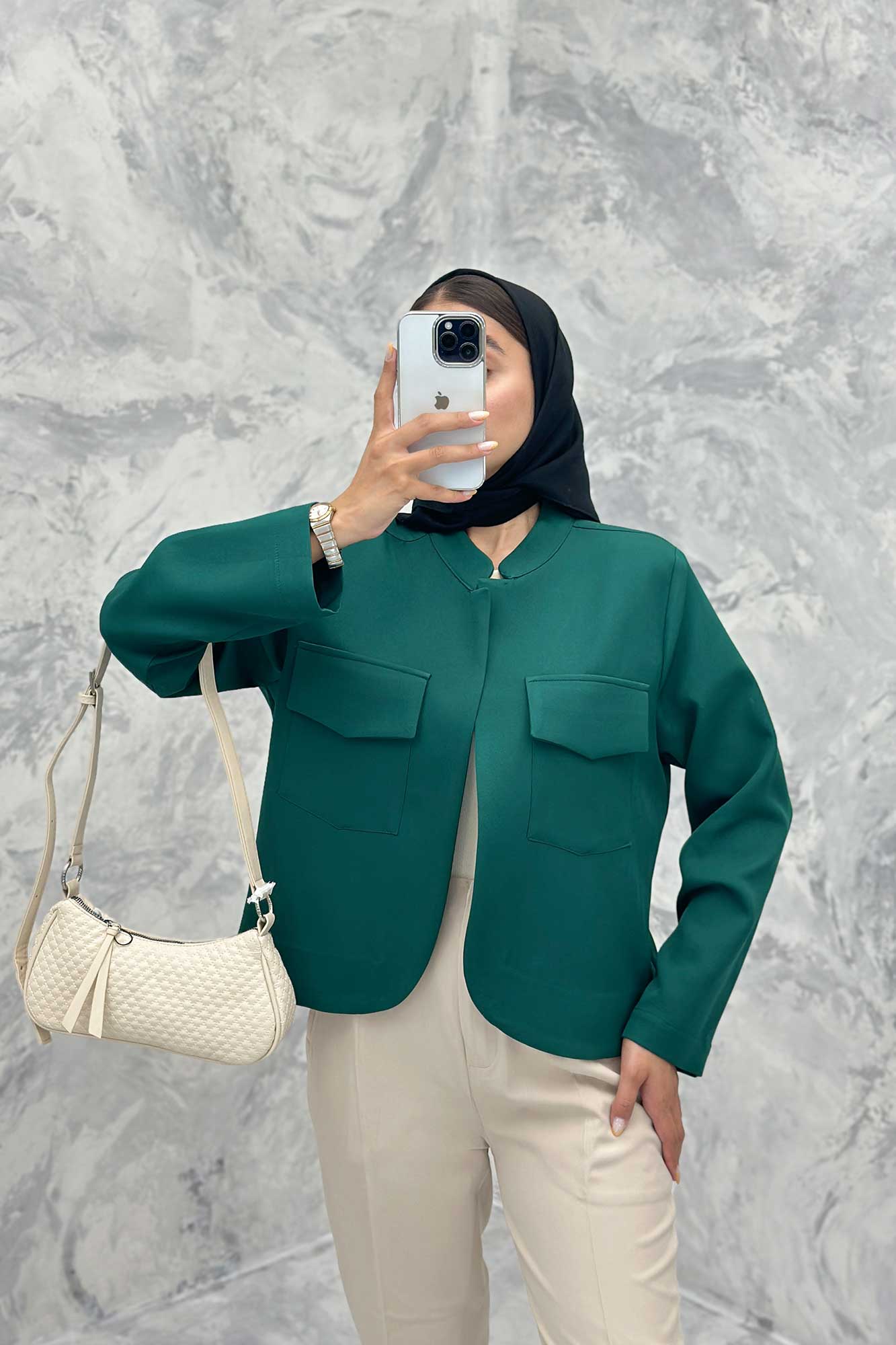 کت کراپ یقه دیپلمات مازراتی دانژه