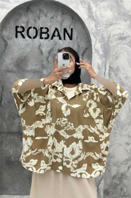 مانتو دو جیب پاکتی کیمونو ریفا