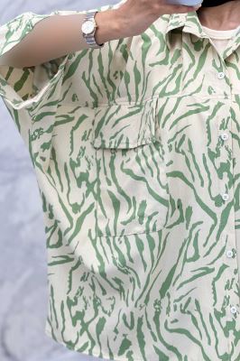 مانتو دو جیب پاکتی کیمونو ریفا