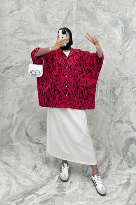 مانتو دو جیب پاکتی کیمونو ریفا