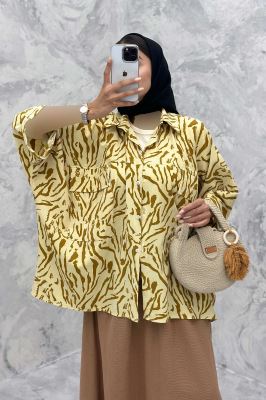 مانتو دو جیب پاکتی کیمونو ریفا